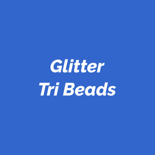 Glitter Tri Beads