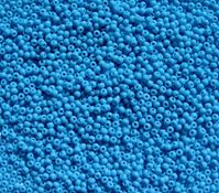 Opaque Blue Turquoise Czech Glass Seed Beads 11/0