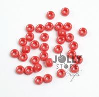 7x4mm Opaque Coral Pink Mini Pony Beads beads,beading,mini.small,pony beads,USA,American, made