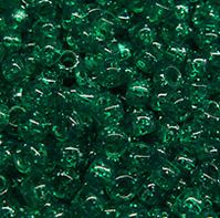 Emerald Sparkle 9x6mm Pony Beads 500pc