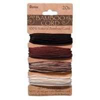 Bamboo Cord Set - Earthy Colors 20lb  120ft bamboo,cord,twine,strings,crafts,beading