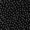 Black 6mm Round Plastic Beads