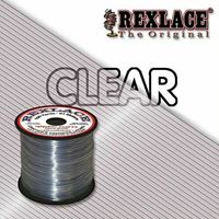 Clear Rexlace Plastic Lacing Cord 100yds