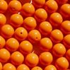 Orange 19mm Round Acrylic Beads 20pc