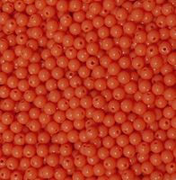 Orange Dark 6mm Round Plastic Beads beads,crafts,plastic,acrylic,round,colors,beading,stores