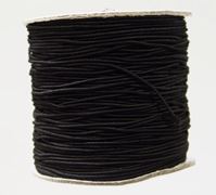 1mm Black Elastic Cord string 21M/68ft Spool black,elastic,string,cord,stretch. material